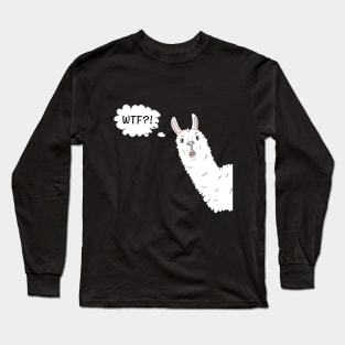 Llama WTF Long Sleeve T-Shirt